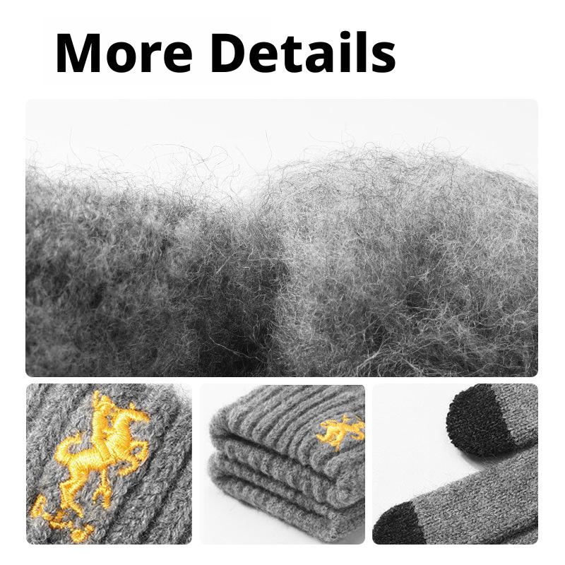 2026年 メンズ用 保温ウールニット手袋 滑り止め加工 タ - Wool Glove Lined のレビューと価格
